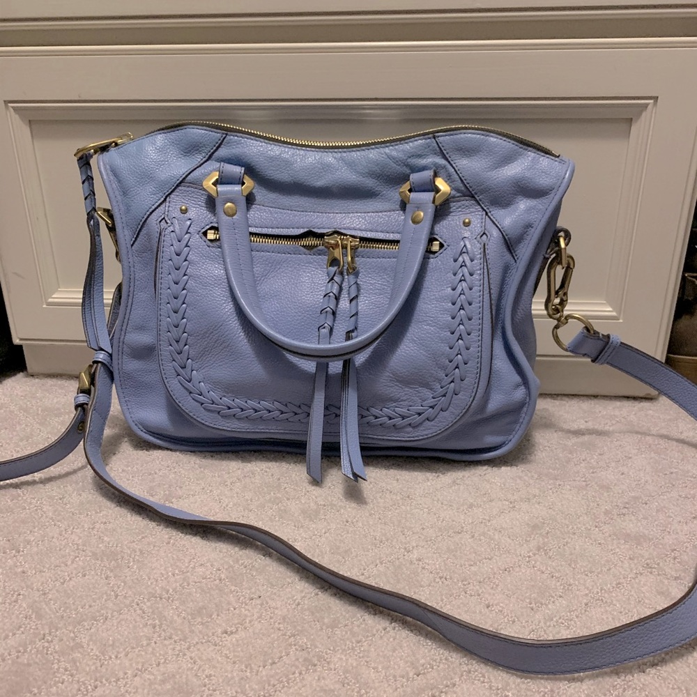 orYANY periwinkle convertible crossbody satchel